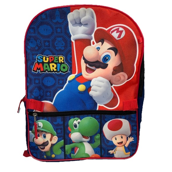 Nintendo Other - Nintendo Super Mario™ 15" Backpack Medium Lightweight School Travel‎